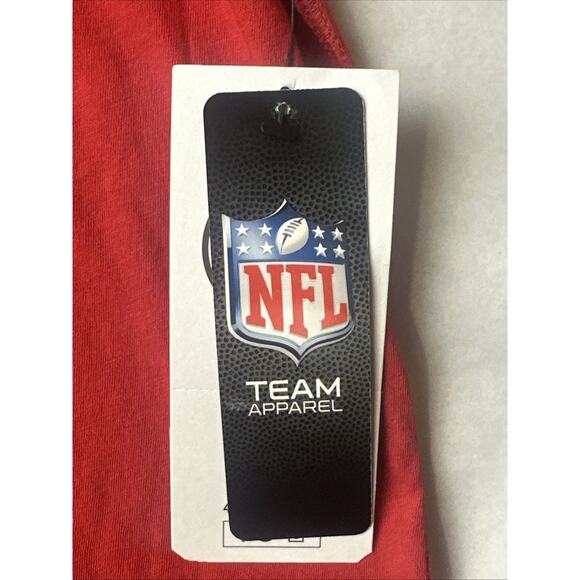 NWT ‘47 NFL New York Giants Racer Red Go Big Blue Women’s T-Shirt Sz L - Picture 4 of 11